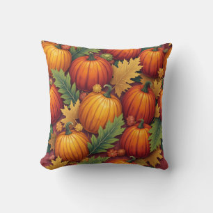 Este es un cojín de almohada para calabaza