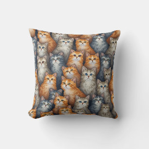 Este es un cojín de almohada para el gato.