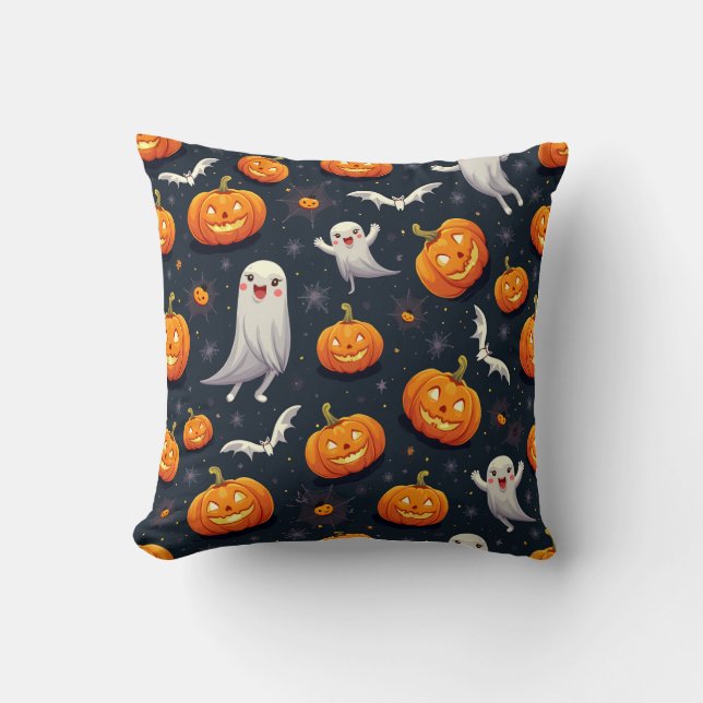 Este es un cojín de almohada para Halloween (Anverso)