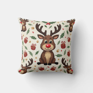 Este es un cojín de almohada para rudolp.