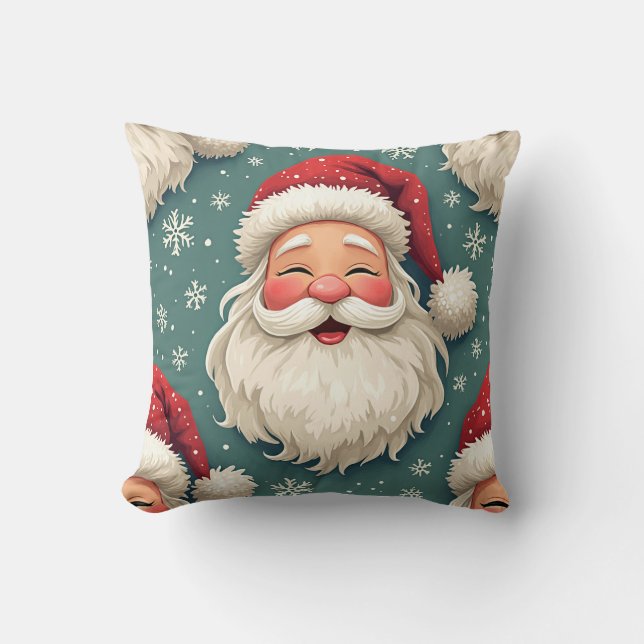 Este es un cojín de almohada para santa. (Anverso)
