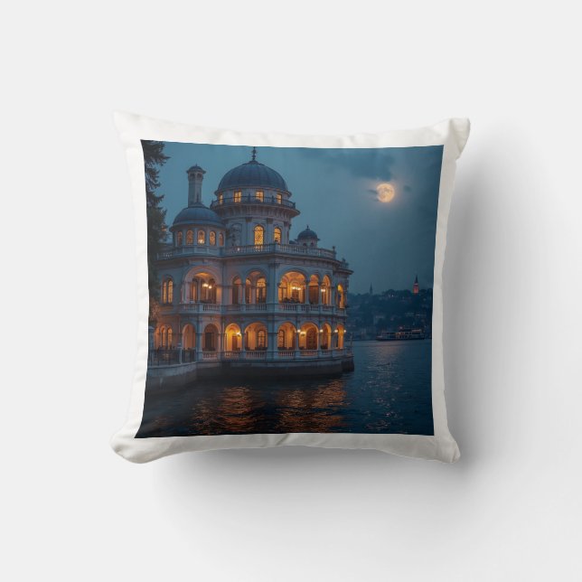 Este es un cojín de almohadas para la vista noctur (Anverso)