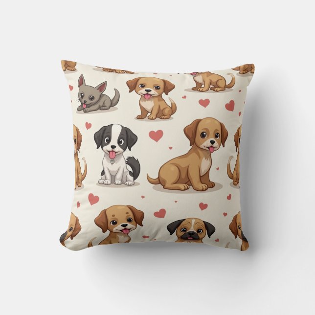 Este es un cojín de almohadas para los perros. (Anverso)