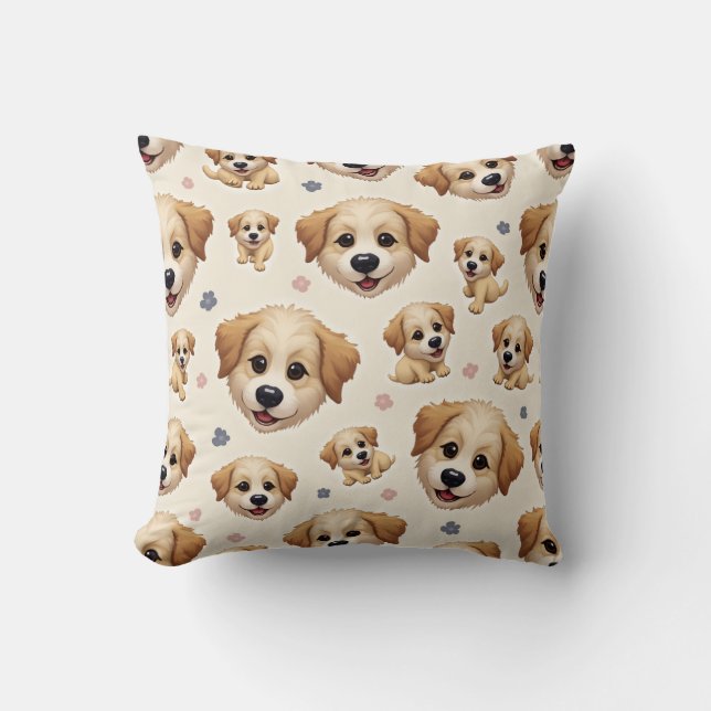 Este es un cojín de almohadas para los perros. (Anverso)