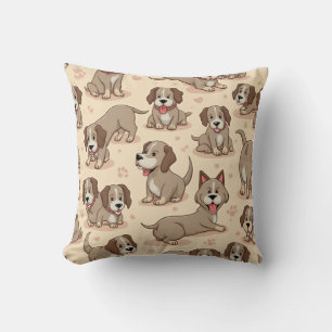 Este es un cojín de almohadas para los perros.