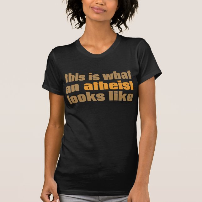 Éste es un qué ateo parece el camisetas (Anverso)