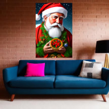 Este es un retrato de Santa Claus | Arte IA