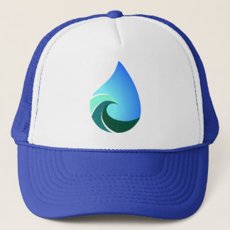 Este gorra azul del camionero de la onda salada de