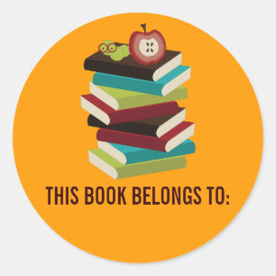 ESTE LIBRO PERTENECE a los pegatinas