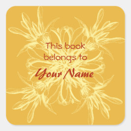 Este Libro Pertenece A Los Pegatinas De Flores