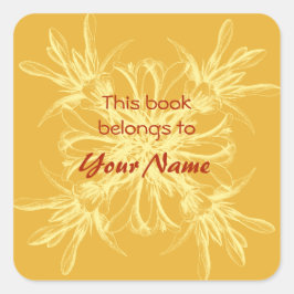 Este Libro Pertenece A Los Pegatinas De Flores