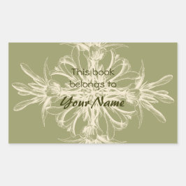 Este Libro Pertenece A Los Pegatinas De Flores