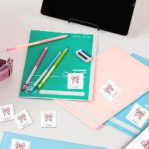 Este libro pertenece a Pink Cute School Pencil Bow