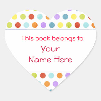 Este Libro Pertenece Al Pegatina Personalizado