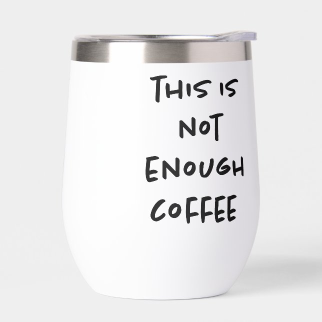 Este no es suficiente café en blanco (Izquierdo)