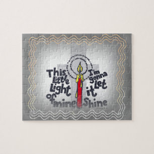 Este pequeño rompecabezas cristiano ligero