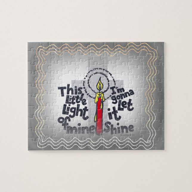 Este pequeño rompecabezas cristiano ligero (Horizontal)