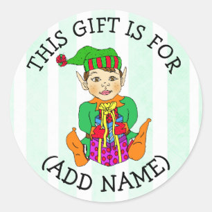 Este regalo es para (Añadir nombre) etiqueta de re