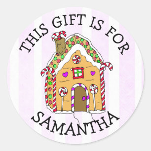 Este regalo es para (Añadir nombre) etiqueta de re