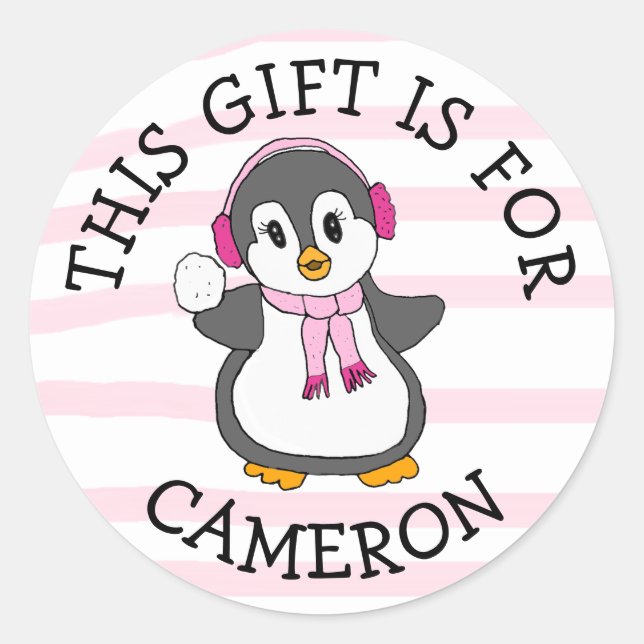 Este regalo es para los Navidades de la etiqueta d (Anverso)