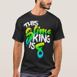 Este Rey Delgado Es 8 Camiseta De Cumpleaños De Re