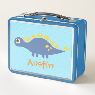 Estegosaurio Dinosaurio Azul Bonito Personalizado 