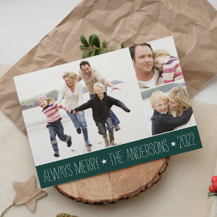 Estelar Tarjeta de Collage de fotos de vacacione