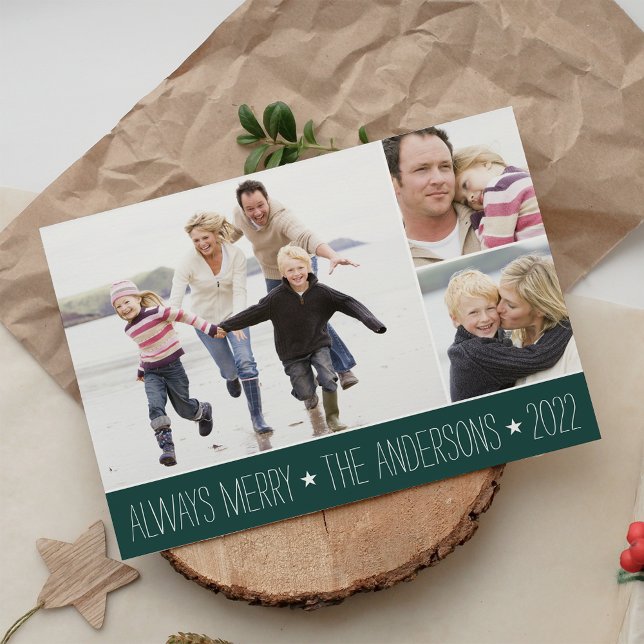 Estelar | Tarjeta de Collage de fotos de vacacione (Subido por el creador)