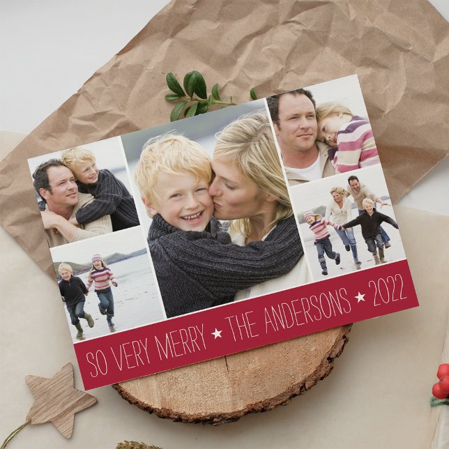 Estelar | Tarjeta de Collage de fotos de vacacione (Subido por el creador)