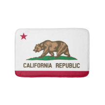 Estera de baño de bandera de California| alfombra