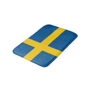 Estera de baño de bandera de Suecia   Alfombra de