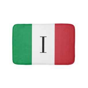 Estera de baño de bandera italiana   Alfombra de 