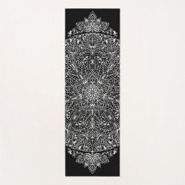ESTERILLA DE YOGA アラベスク文様08ブラックXグレー