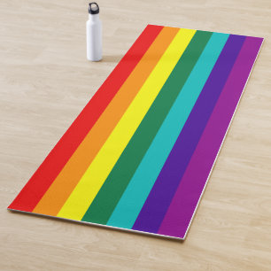 Esterilla De Yoga 7 Rayas Bandera del Orgullo Gay Arcoiris