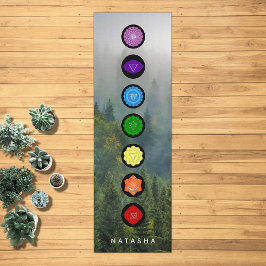Esterilla De Yoga 7 Siete Chakras Meditación Zen Personalizada