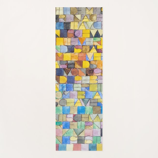 Esterilla De Yoga ABC (Alfabeto), Paul Klee (Anverso)
