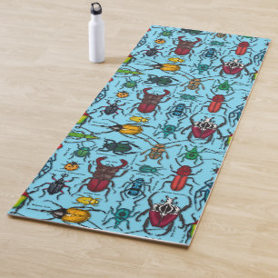 Esterilla De Yoga Abejas azules