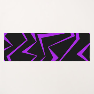 Esterilla De Yoga Abstract, bold, vibrant geometric zigzag pattern