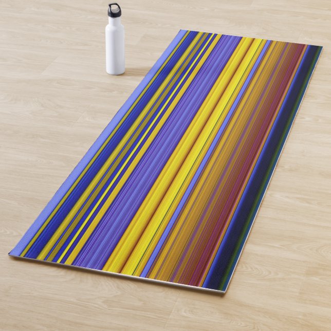 Esterilla De Yoga Abstract Stripes Design 1 (In situ)