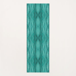 Esterilla De Yoga Abstract teal water ripples pattern