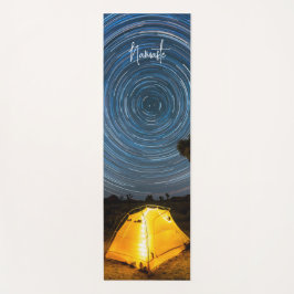 Esterilla De Yoga Acampando Bajo Las Estrellas