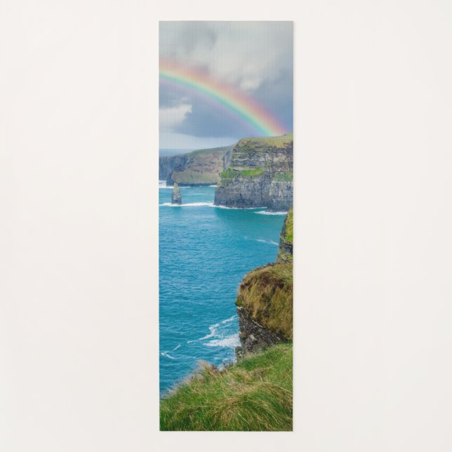 Esterilla De Yoga Acantilado arcoiris de Moher (Anverso)
