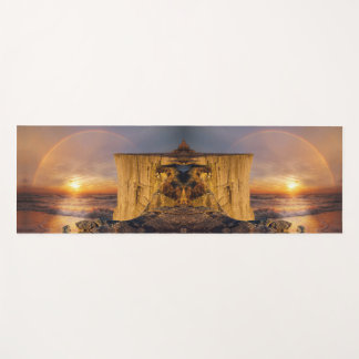 Esterilla De Yoga Acantilado del Océano Puesta de Sol