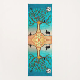 Esterilla De Yoga Acuarela del árbol de la vida