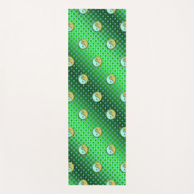 Esterilla De Yoga Acuario y cabra Metalizado (Anverso)