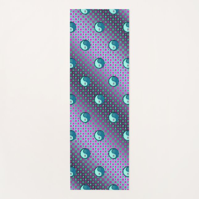 Esterilla De Yoga Acuario y gallo de agua (Anverso)