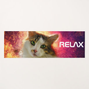 Esterilla De Yoga Adorable Cute Calico Cat