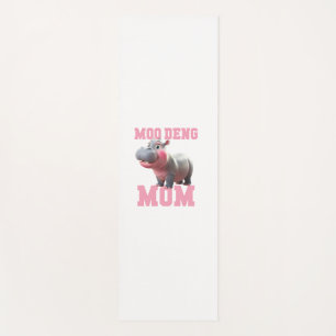 Esterilla De Yoga Adorable MOO DENG MOM Baby Hippo Mama Cutest Princ