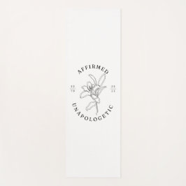 Esterilla De Yoga Affirmed and Unapologetic Est 2025