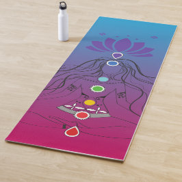 Esterilla De Yoga Afirmación de Chakra Energy